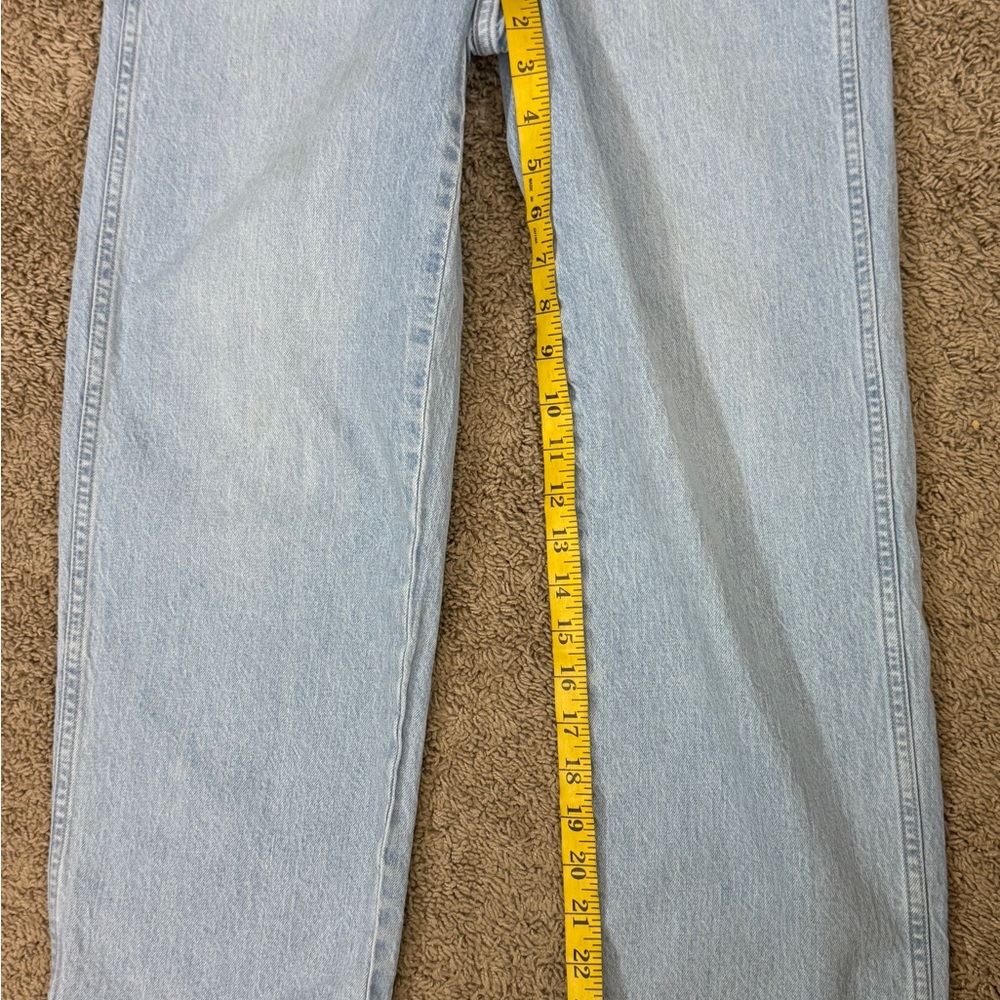 Madewell Light Blue Gillam Wash Stitched Straps Denim Jumpsuit SKU0398 - Picture 8 of 13